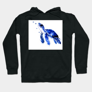 sea turtle nursery illustrationd esign Hoodie